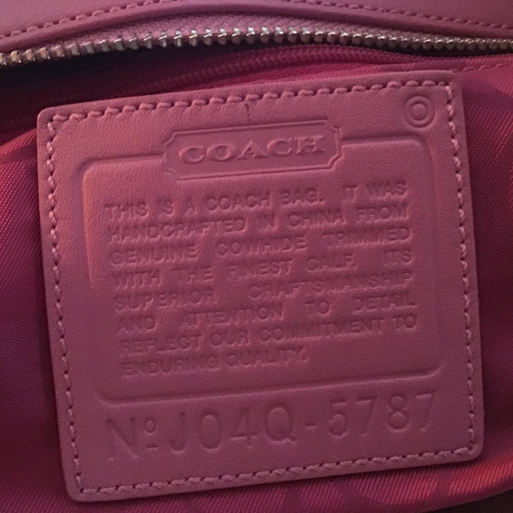 Pink Coach bag - Picture 4 of 4
